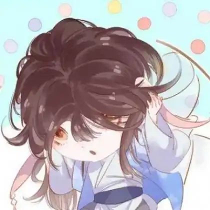  可爱卡通小仙女头像,清新头戴纱巾的女孩