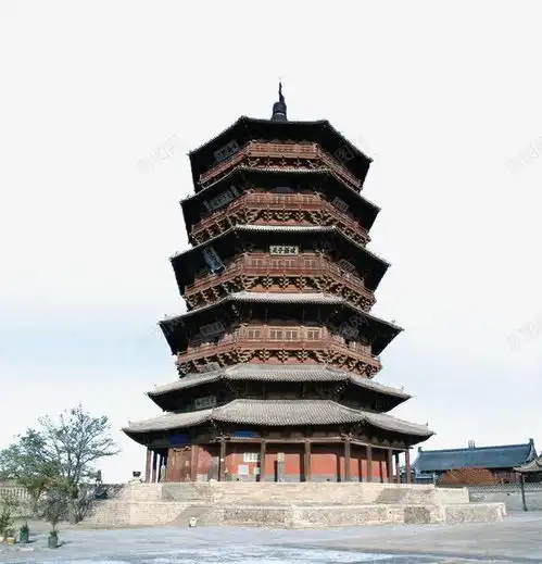  应县木塔设计图片免费下载页面网页平面电商创意素材摄影素材