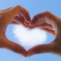  男人用爱心手势做头像微信头像图片大全