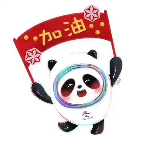 冰墩墩和雪容融头像壁纸系列