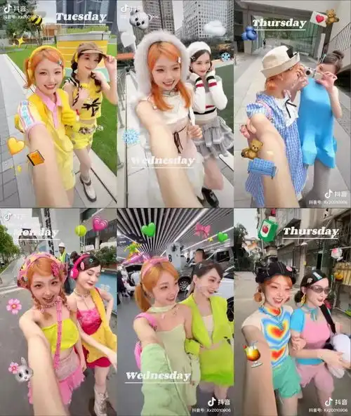  多巴胺穿搭打翻调色盘,还生活以五颜六色