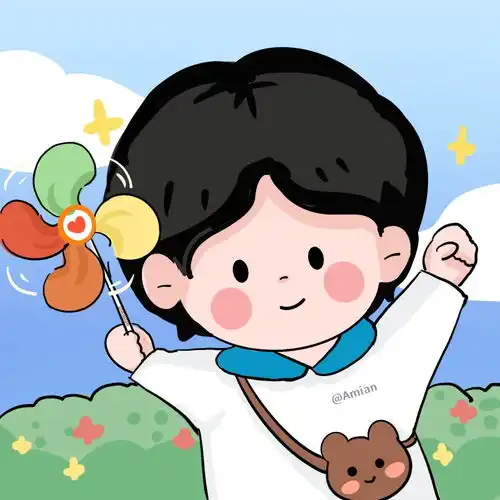  超可爱手绘卡通情侣头像