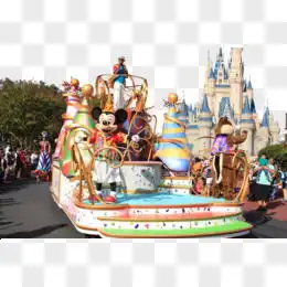  迪士尼乐园图片素材免费迪士尼乐园png设计图片大全图精灵