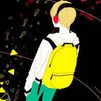  背书包动漫头像背影微信头像图片大全