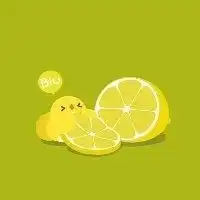  清新柠檬萌系女孩头像卡通微信头像图片大全