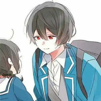  能不能抱抱我萌卡通情侣头像一对