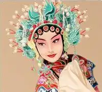  唯美戏子花旦图片超清微信头像图片大全