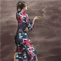 微信头像旗袍背影微信头像图片大全
