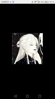  一对古风情侣男女都是白色头发黑色衣服有人有更多的图吗