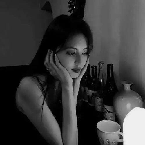  精选头像个性黑白情侣头像