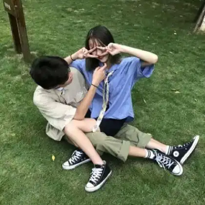  可爱浪漫情侣头像图片,清新并且又清晰的