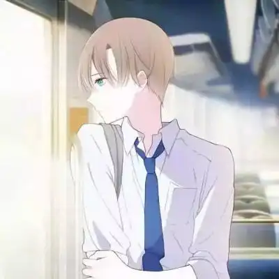  抖音网红动漫情侣头像一男一女寄我阳光与你温暖