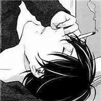  有没有动漫男生抽烟的图片