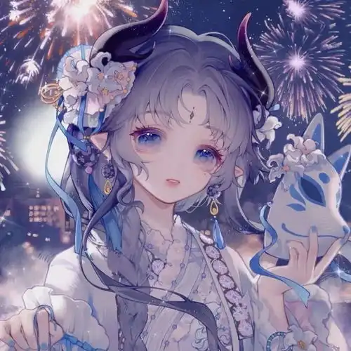  古风动漫女头你眸中有一个宇宙