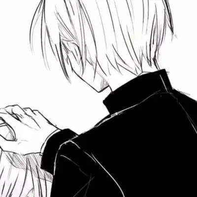  黑白情头在这车水马龙的人间,我爱你又何止好几年