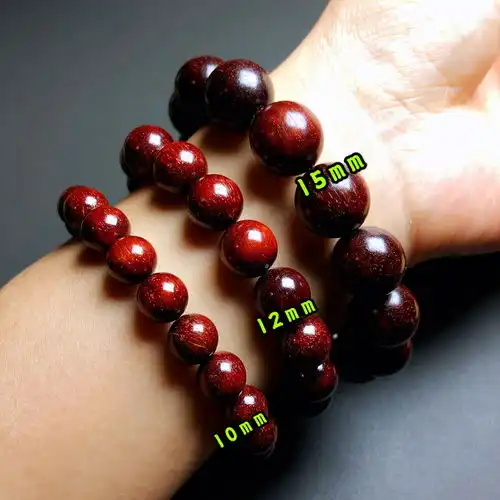  正宗小叶紫檀手串男女情侣款手链高油木佛珠念珠爆满金星文玩老料