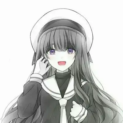  女生头像手绘简约2020气质可爱手绘文艺女生头像