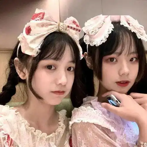  闺蜜头像女生超可爱的姐妹头像