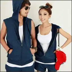  百搭随行开衫情侣套装休闲运动套装702077078夏季新款百搭随行开衫情侣套装休闲运动套装报价