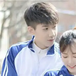  你不来我不老清新唯美情侣头像2017