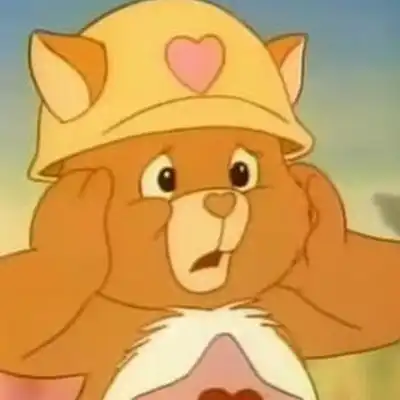  爱心熊头像可爱单人晚安玛卡卡通动漫头像我要个性网