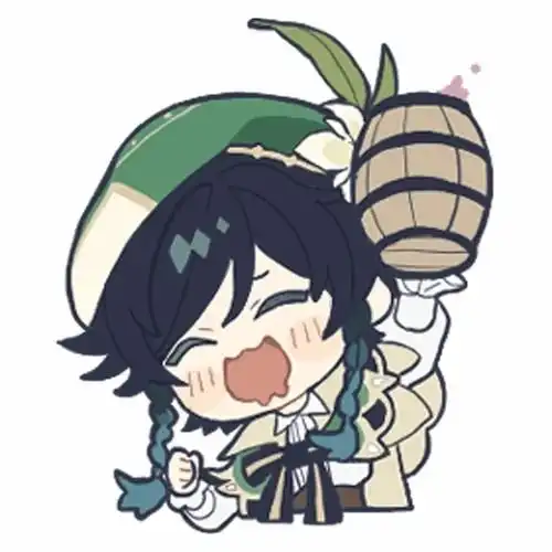  搬运原神表情包二创q版萌系高清