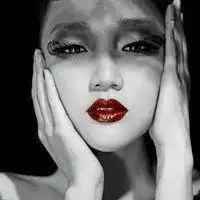  女生红嘴唇头像性感红色嘴唇美女头像微信头像图片大全