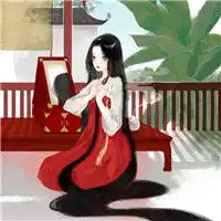  古风头像女生红衣,彼岸花古风红衣美女