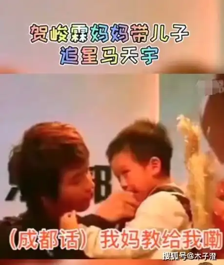  时代少年团贺峻霖,亲妈又在线坑娃了,曾带贺峻霖追马天宇