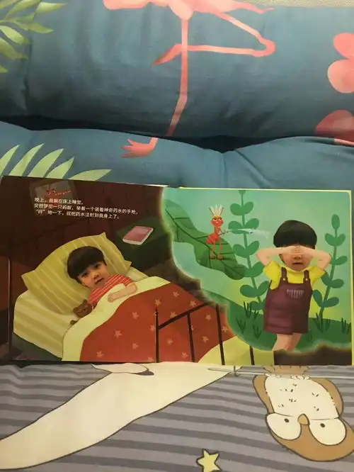 幼儿头像照片diy绘本,很有纪念意义