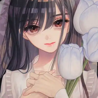  好看的女生头像动漫冷酷长发二次元