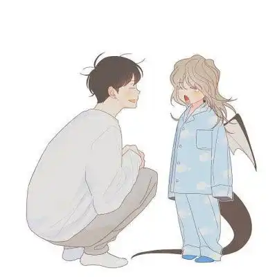  父女头像一人一个动漫