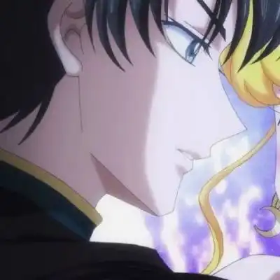  美少女战士情侣头像一对呆萌可爱美少女战士cp头像