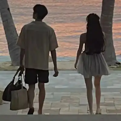  2023最新浪漫唯美真人情侣头像