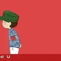  求下面图片的情侣头像一左一右红底的