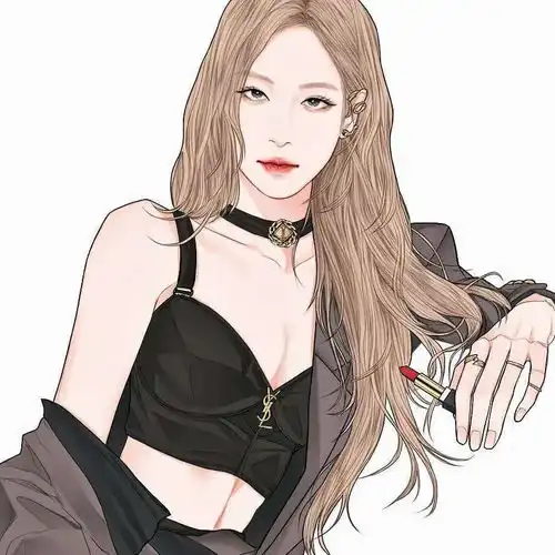 blackpink动漫头像壁纸粉墨小屋