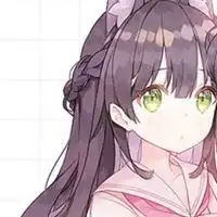 二次元百合头像一左一右可爱二次元百合恋人头像