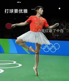  国乒神p图刘国梁马龙卖虾张继科跳芭蕾