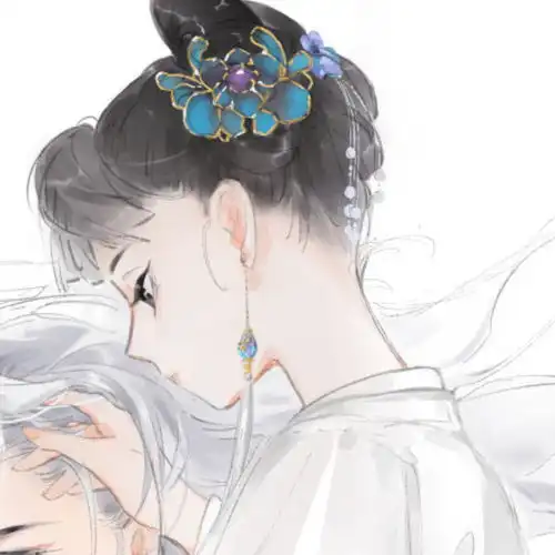  古风情侣头像星河滚烫,你是人间理想