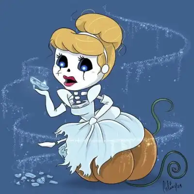  苏柒迪士尼公主骷髅动漫q版手绘卡通动漫头像我要个性网