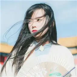  古风小清新长发女生头像2018最新别替我遮风挡雨我害怕失去