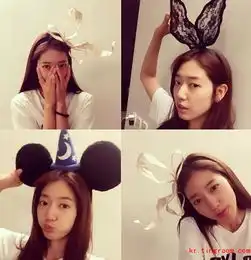  朴信惠晒可爱自拍