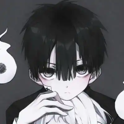  一组丧丧得病娇男头像