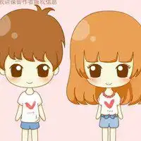  卡通情侣头像两人一张微信头像图片大全