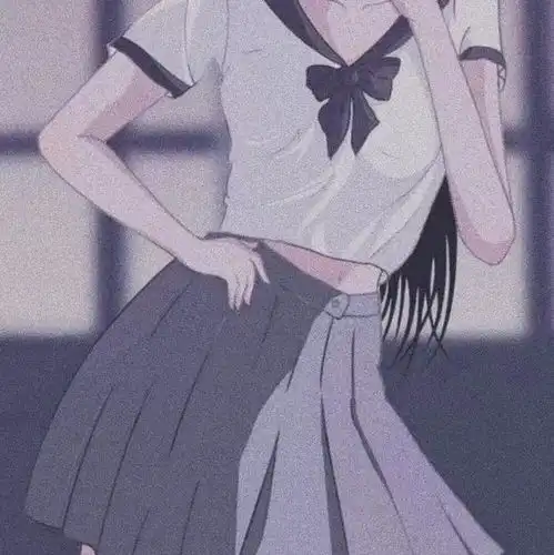 插画头像闺蜜头像,动漫姐妹头像