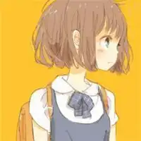  有没有类似这种背景颜色一致的动漫图片,男女都行,越多越好,谢谢