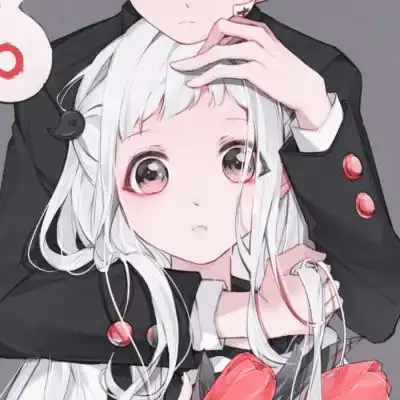  情侣头像动漫一男一女情侣头像二次元呆萌两张配对