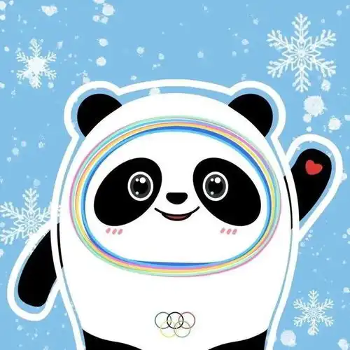 冰墩墩和雪容融头像壁纸系列