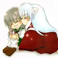  犬夜叉情侣头像一男一女微信头像图片大全