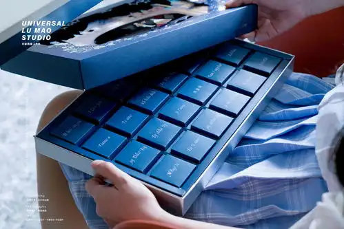  电商巧克力礼盒情人节礼物悬浮小人像摄影